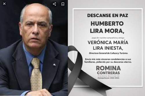 Muere Humberto Lira Mora; fue secretario de Gobierno en Edomex, entre otros cargos